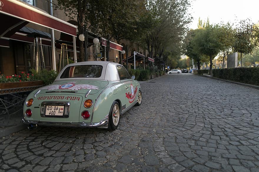 coche, vehículo, viaje, Yerevan, turismo