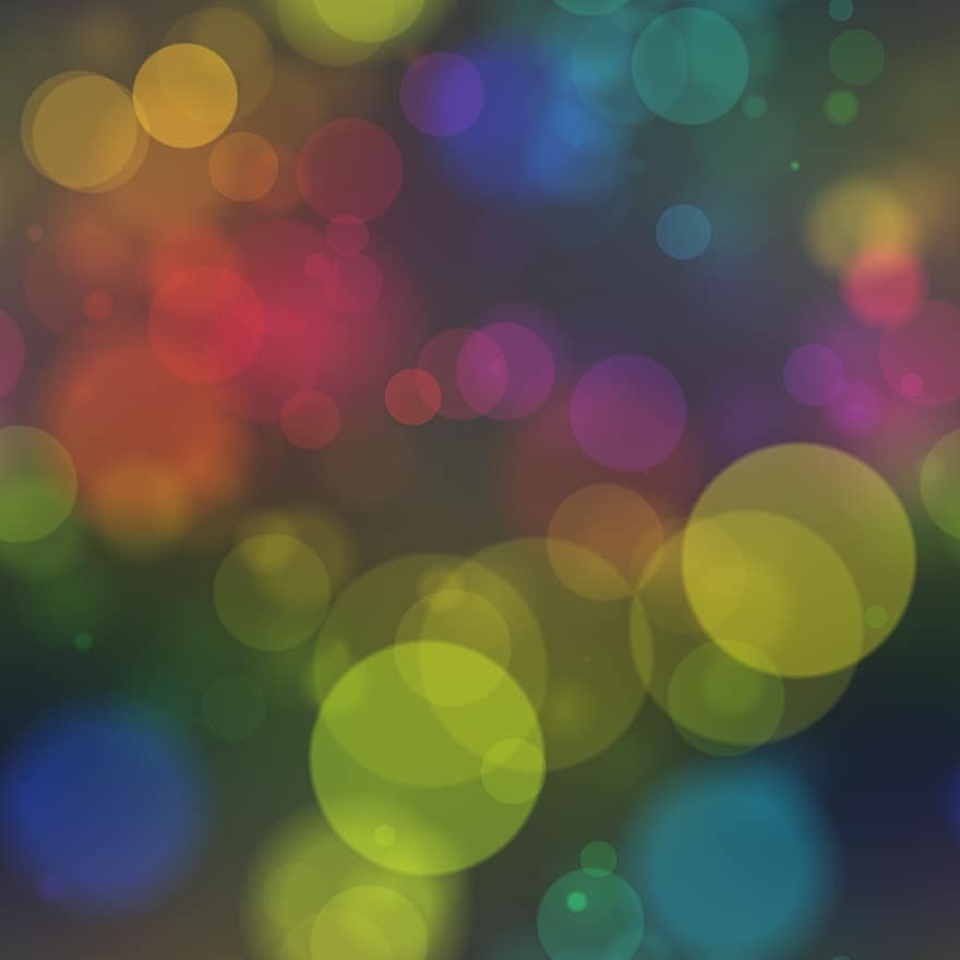 Bokeh, Lights, Bubbles, Background, Effects, Bright, Backdrop, Glow, Colorful, Defocused, Seamless Tiling