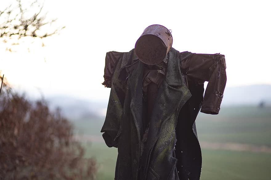 Scarecrow, Autumn, men, one person, adult, males, rural scene, women, lifestyles, occupation, agriculture