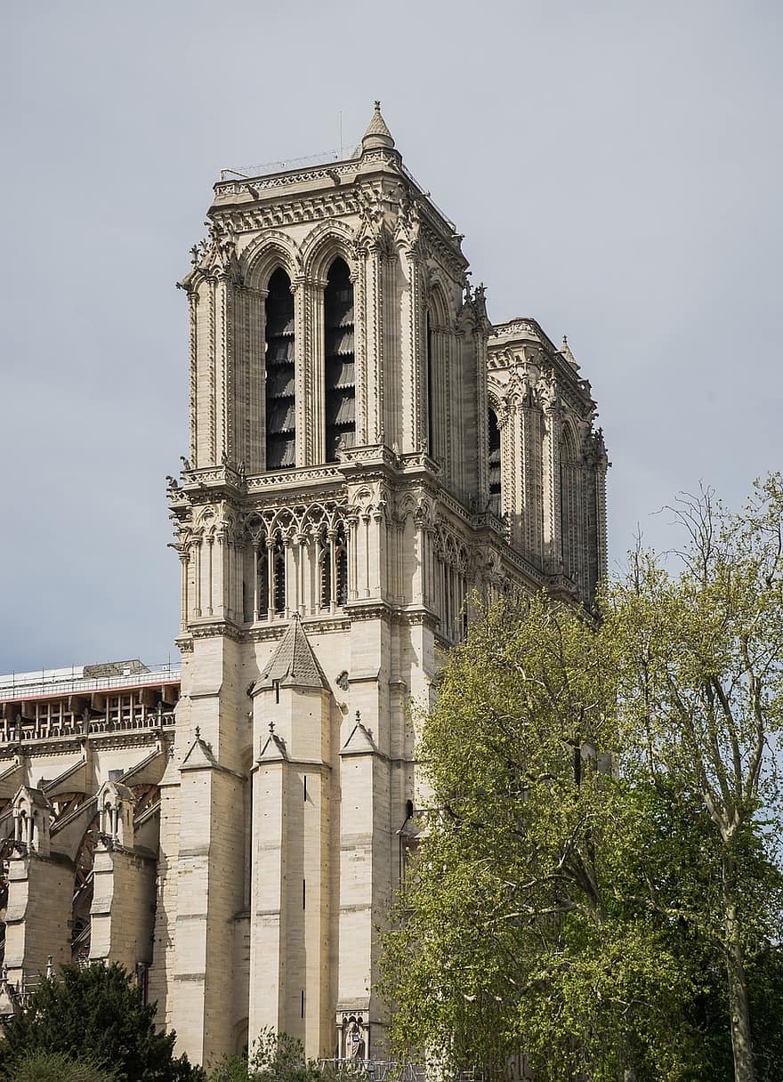 Notre Dame, paris, Frankrike, katedral, dom, kirke, katolikk, arkitektur, kristendom, berømt sted, Religion