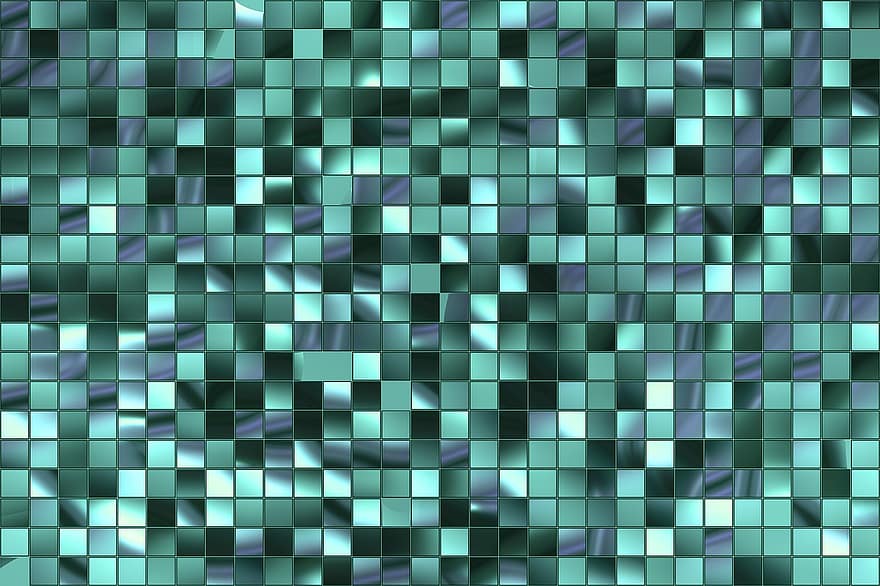 Background, Wall, Squares, Art, Abstract, Vintage, Green, Texture, Artistic Background Image
