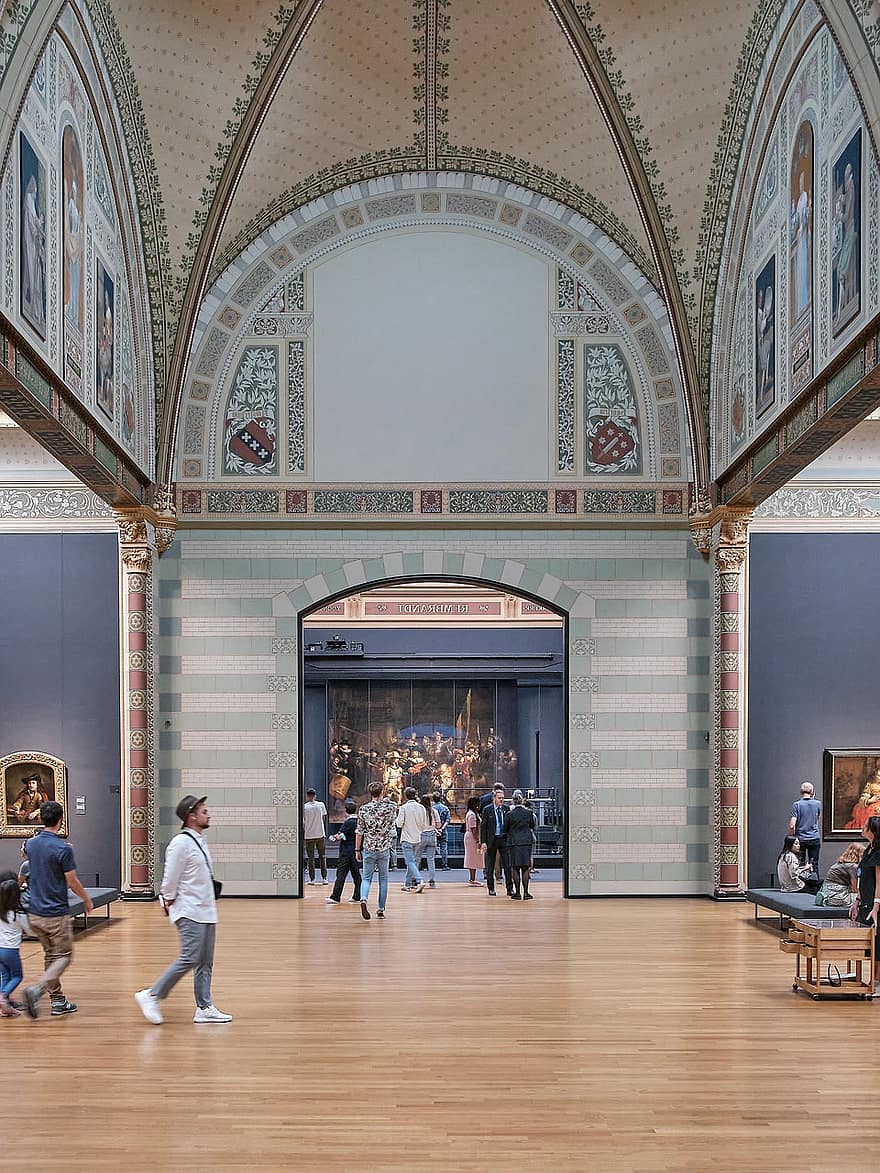 музей, исторический, туризм, Rijksmuseum, архитектура, строительство