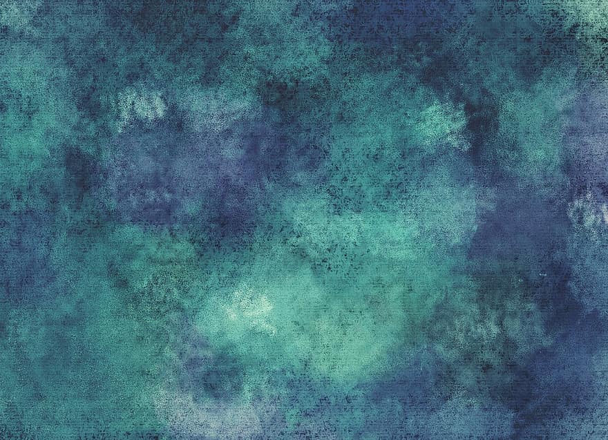 Background, Texture, Wall Paper, Paint Texture, Old World, Blue, Green, Night, Elegance, Winter, Blue Background