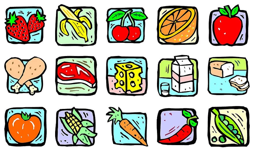 en bonne santé, aliments, nutrition, la nourriture saine, Frais, régime, repas, légume, vert, le déjeuner, salade