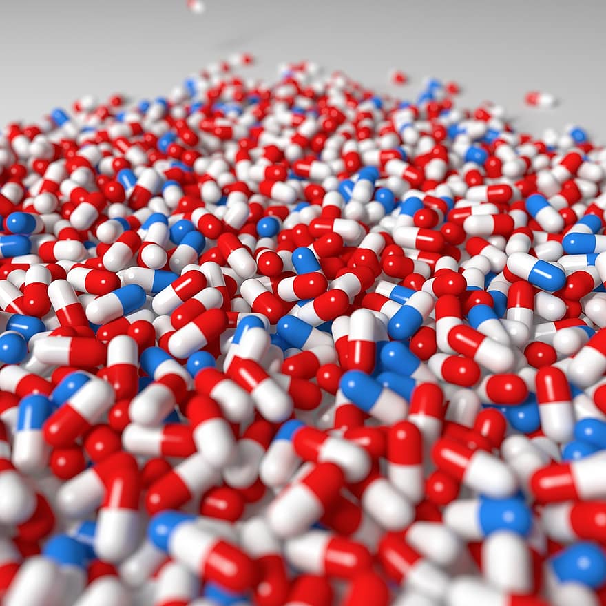 médicaments, capsules, des pilules, médicament, guérir, pharmaceutique, pharmacie, pharmacologie, médical, drogues, ordonnance
