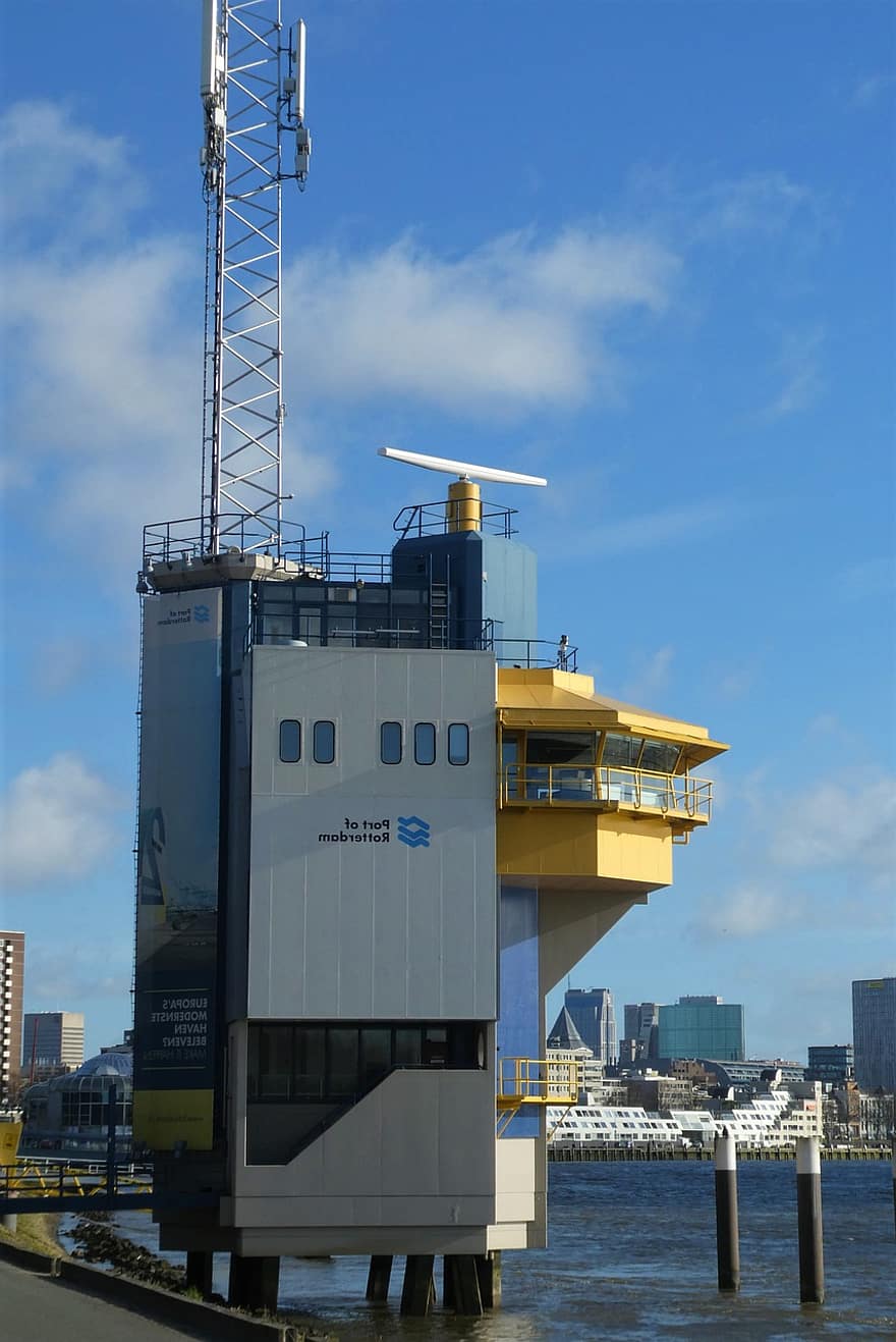 porta, Torre di monitoraggio, Rotterdam, Torre