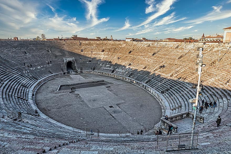 verona arena, Itàlia, Amfiteatre romà, verona, amfiteatre, arquitectura