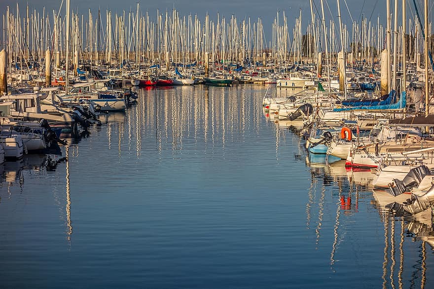 Port, Marina, Cherbourg, France, mer