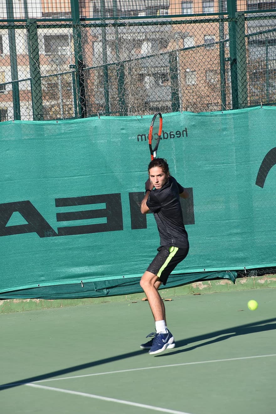 Tennis, Sports, Male, Play, Game, Activity, sport, men, exercising, one person, athlete
