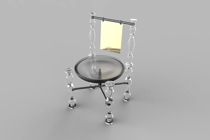 มากมาย, เก้าอี้, ภายใน, ออกแบบ, 3d, โปร่งใส, ใหม่, แปลก, พิเศษ, ข่าวสีเทา, ภายในสีเทา