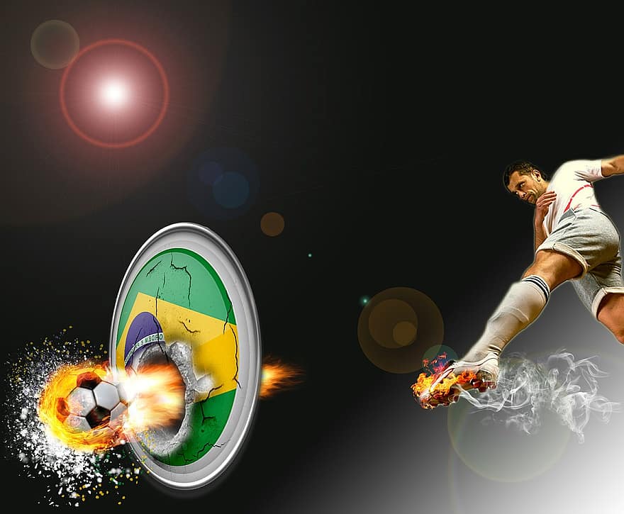 Football, Brazil, World Cup 2014, World Championship, Bullet, Launch, Hits, Parrot, Ball, World Cup, Sport