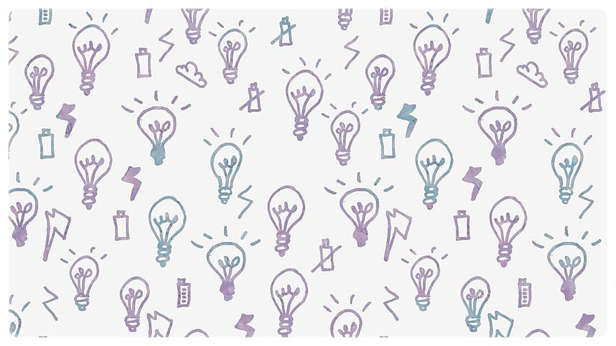 lâmpada, doodle, fundo, padronizar, bulbo, Geração de Idéias, energia, leve, bateria, relâmpago, tecnologia