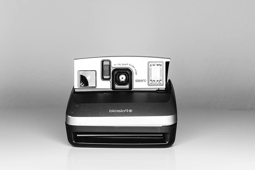 cámara, fotografía, vendimia, término análogo, película, foto, retro, polaroid, instante, cámara instantánea, instax