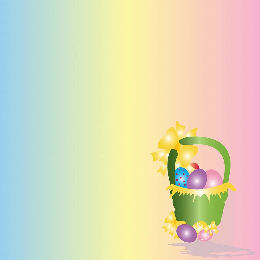 Digital Paper, Easter Background, Easter Egg, Basket, Pink, Birds, Love, Decoration, Spring, Scrapbooking, Retro