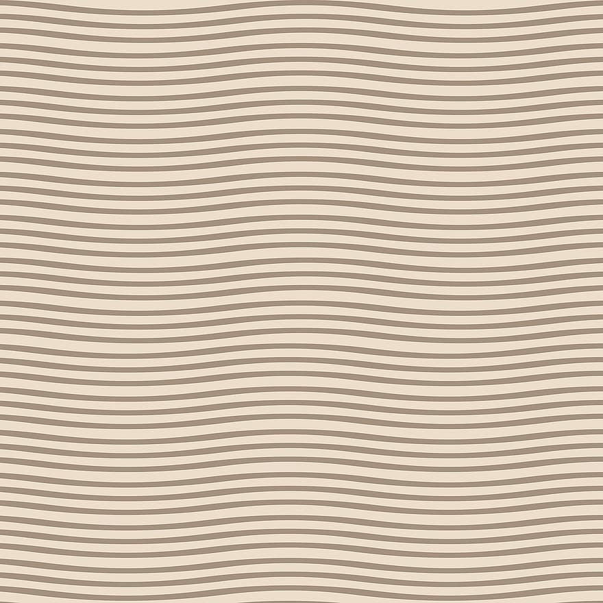 Pattern, Background, Lines, Wave, Stripes, Beige, Cream