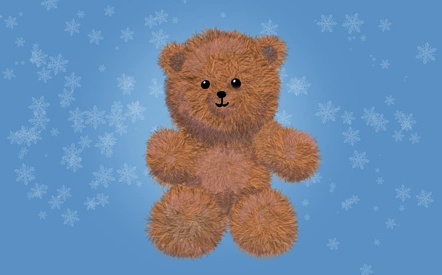 Teddy Bear, Childhood, Stuffed Animal, Toy, Children's Toys, Plush, Fur