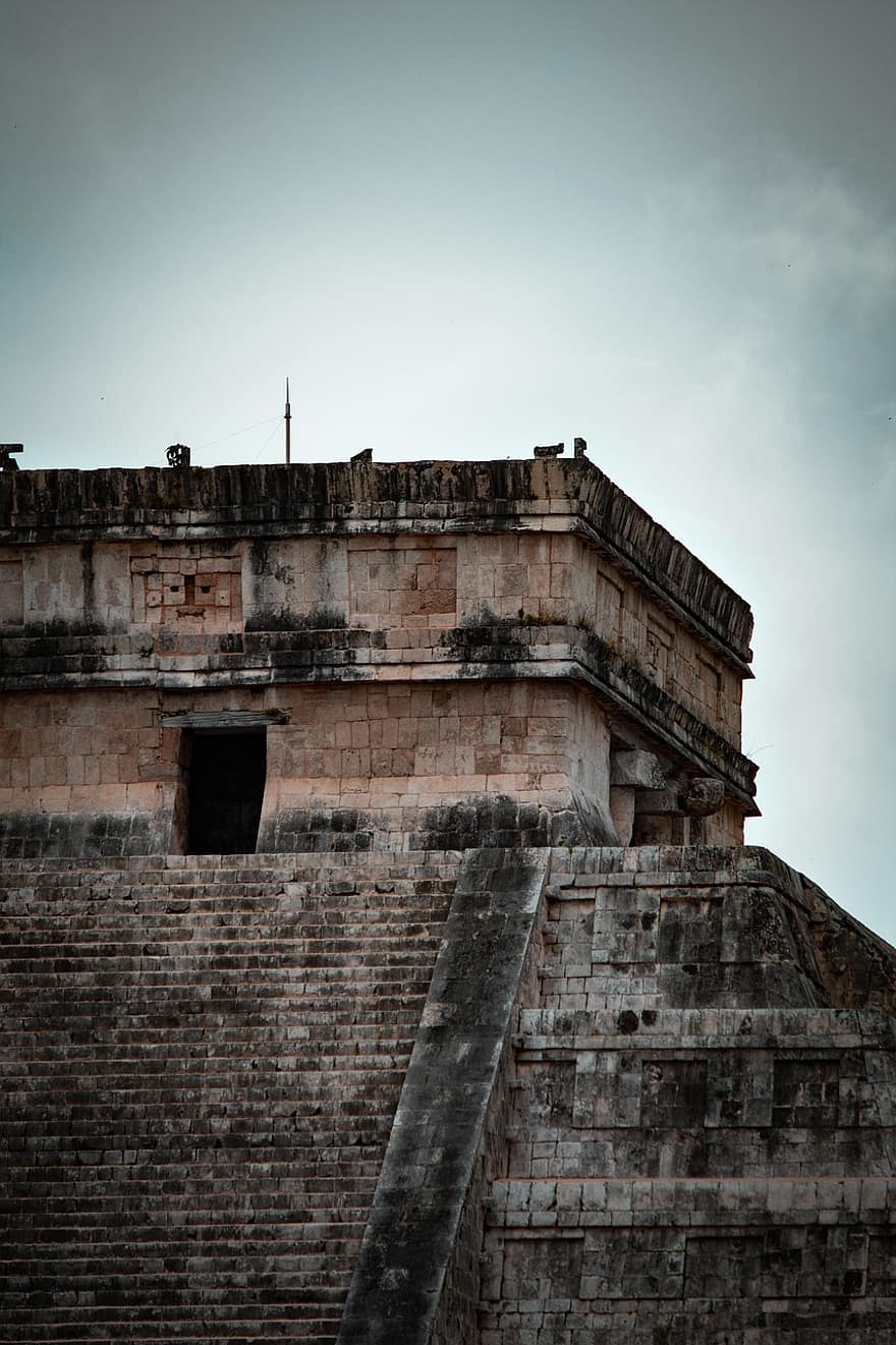 Чичен-Ица, пирамида, Мексика, Юкатан, архитектура, археология, чудеса, культура, памятник, ацтекский, старый