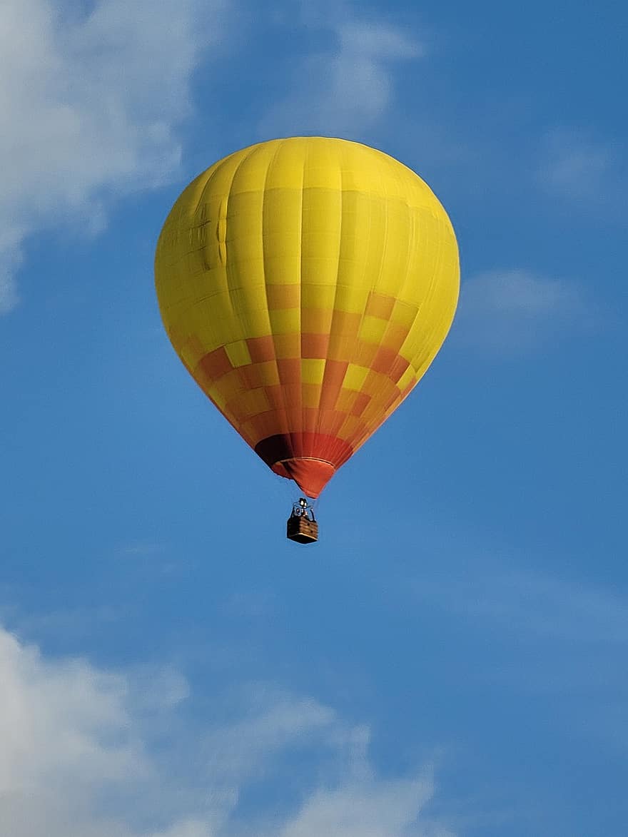 varmluftballon, eventyr, fly, flyvningen, dom