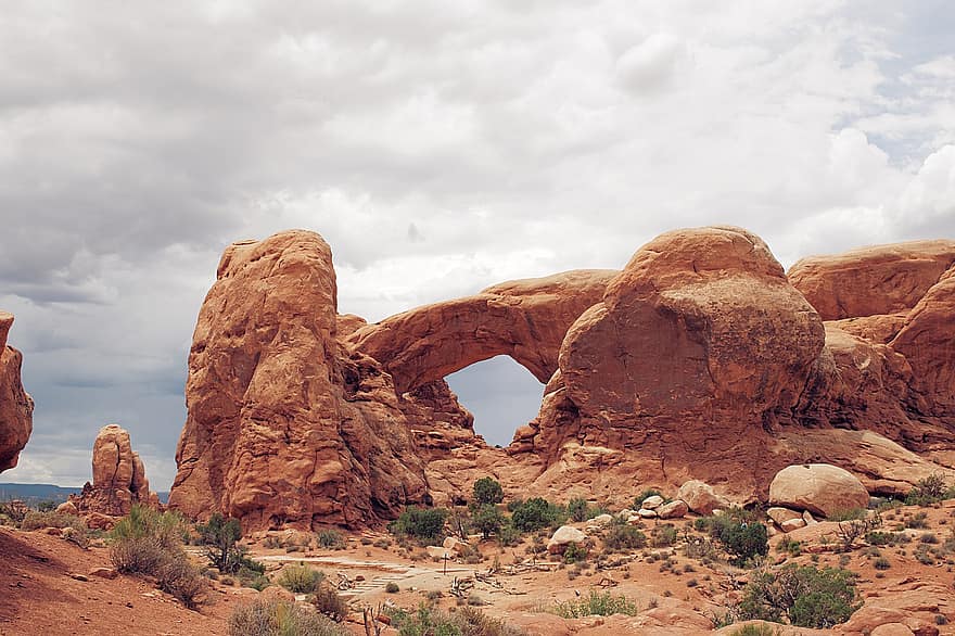 Stone, Arches, Arch, Utah, Ut, National, Park, Nature, Outdoor, Sky