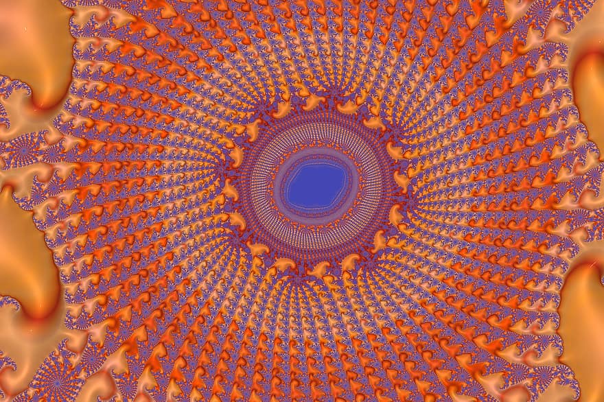 Fractal, Orange, Texture, Abstract, Background, Digital Art, Art, Structure, Pattern, Artificial, Aesthetic