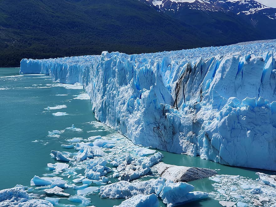 gletscher, rejse, udforskning, vinter, patagonia, argentina, bjerge, natur