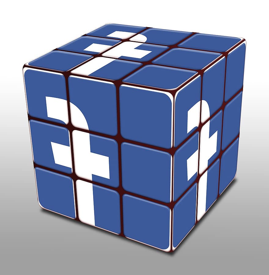 Facebook, Media społecznościowe, Internet, porozumiewanie się, symbol, Niebieski Facebook, Niebieska społeczność, Niebieski Internet, Niebieska komunikacja, Blue Social