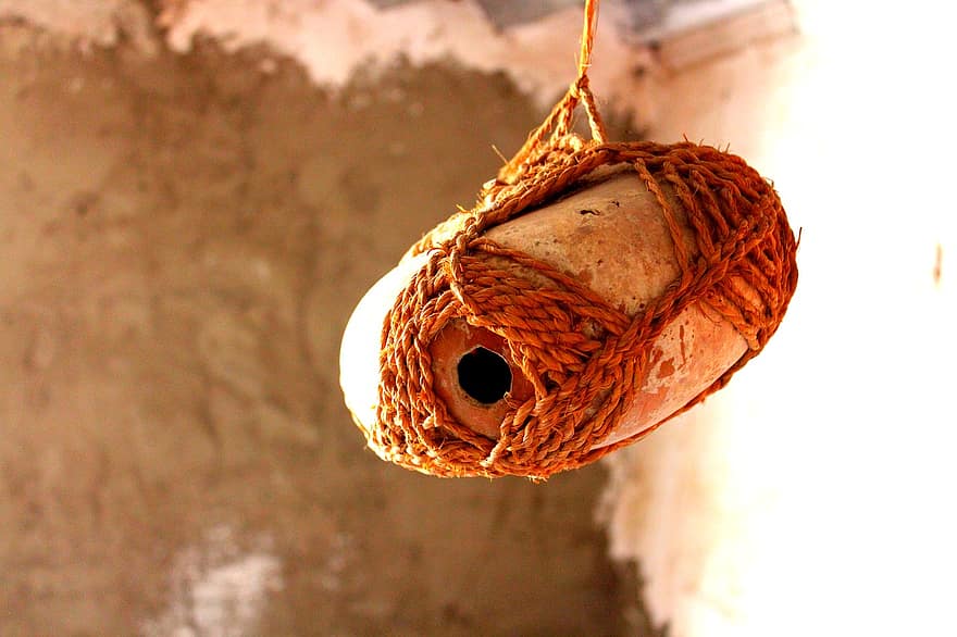 nido de Pájaro, adorno de jardín, España, Letur