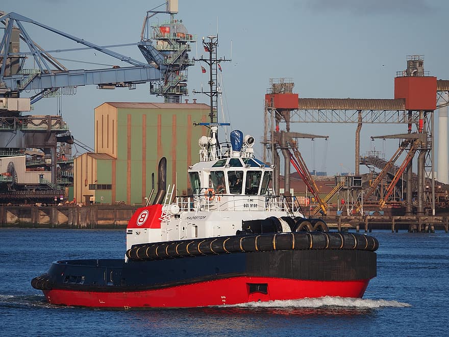 Tugboat, Ship, Tug, Transportation, Marine Vessel, Harbor