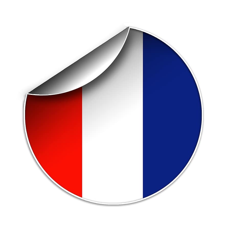 fransk flagg, symbol, ikon