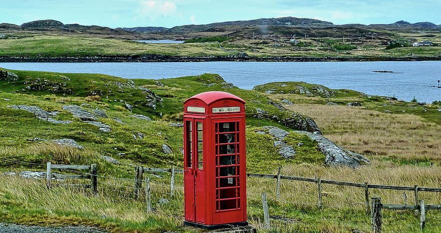 cabina telefonica, campagna, rurale, natura selvaggia, nazione, mezzo del nulla, natura