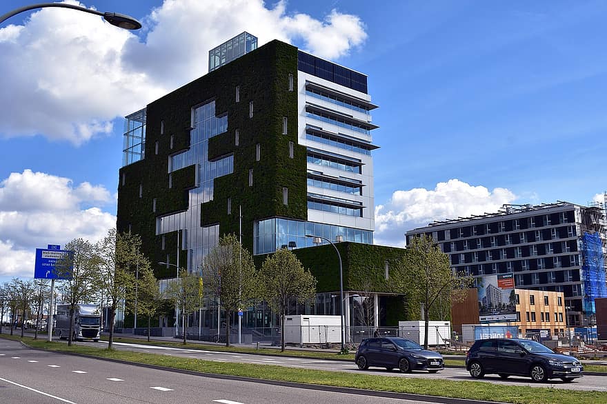 edificio, ciudad, Países Bajos, urbano, Ciudad de Venio, arquitectura, cielo, coches, la carretera, exterior del edificio, estructura construida