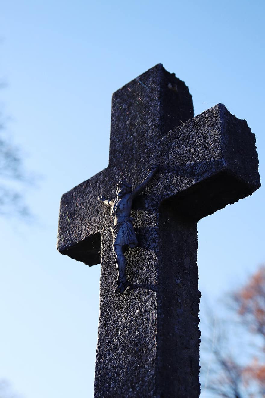 cimitero, lapide, cristianesimo