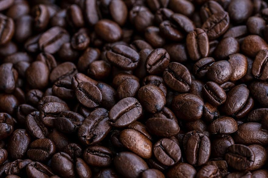 Kávová zrna, káva, aroma, kofein, jídlo