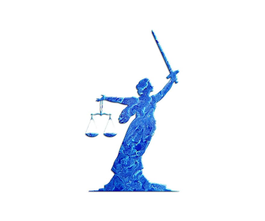 νερό, γυναίκα, κλίμακα, κυματιστά, μπλε κύματα, δικαιοσύνη, ισορροπία, νόμος, αφηρημένη, εκτυπώσιμος, κρασί