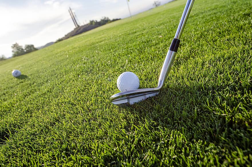 голф, трева, спорт, зелен, топка, играч на голф, на открито, талвег, игра, клуб, конкуренция