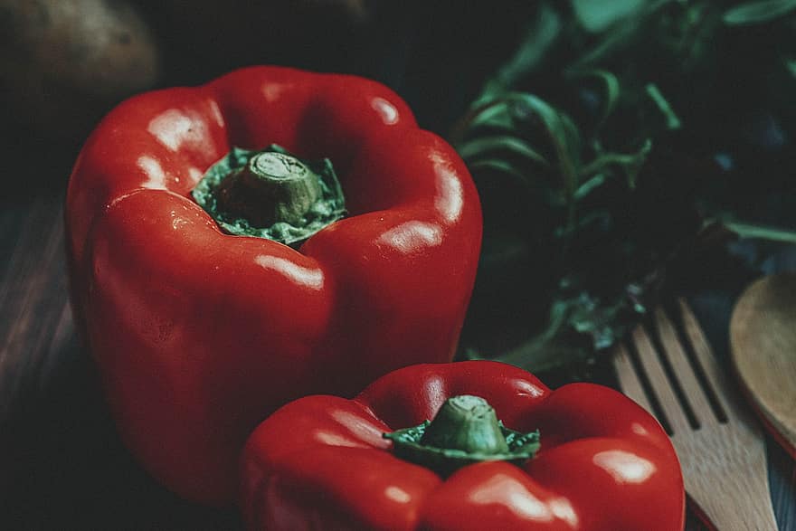 paprika, gekruid, biologisch, rode paprika, heet, smaak, pepers, groente, versheid, voedsel, gezond eten