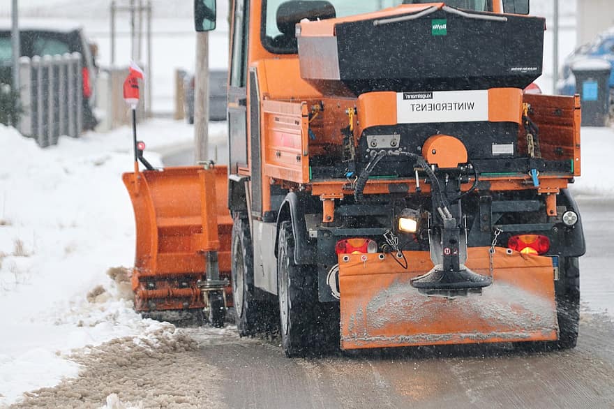 Snow Plough, Snow, Road, Winter, Tractor, Winter Service, Winter Vehicle, Clearing Snow, Snow Plow, Shoveling, Snow Shovel