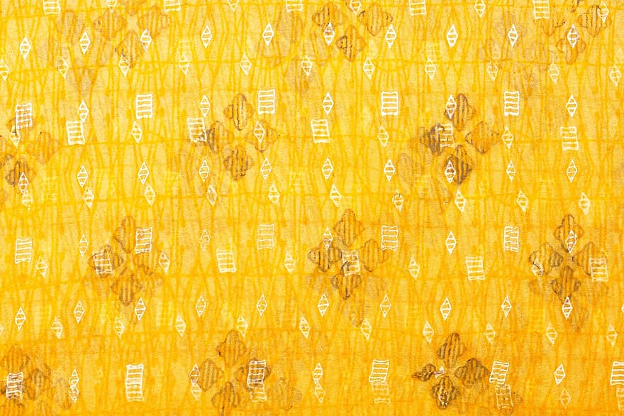 stoff, geometrisk mønster, gul klut, Gult stoff, Bakgrunn av stoff, stoff bakgrunn, bakgrunn, tekstur, mønster, gul, abstrakt