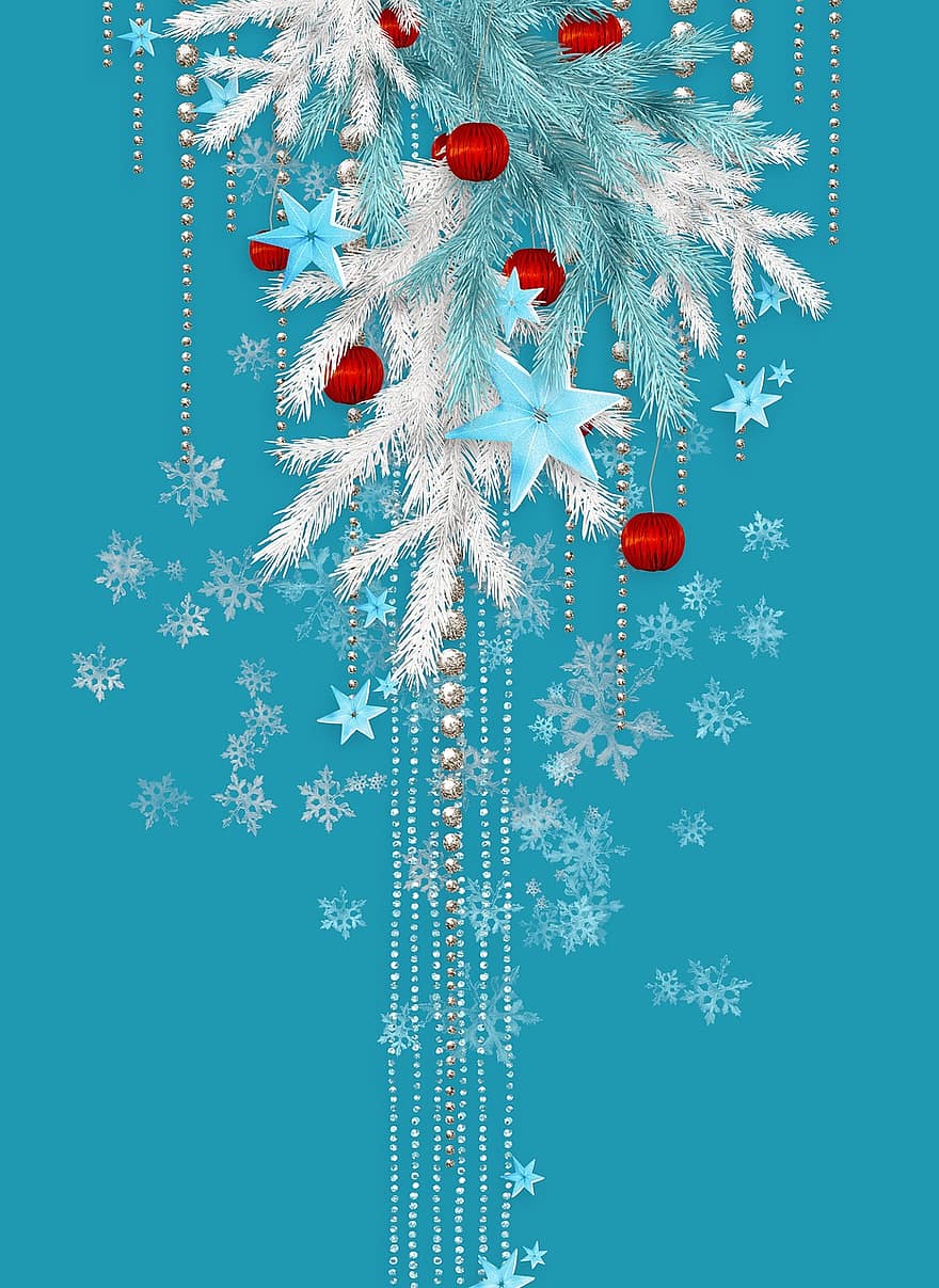 tarjeta de Navidad, tarjeta de felicitación, etiqueta de regalo, adornos de navidad, oropel, invierno, decoración, antecedentes, ilustración, temporada, copo de nieve