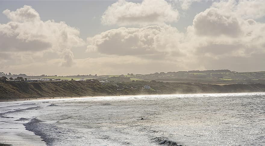 Sea, Nature, Travel, Exploration, Outdoors, Surf, Yorkshire, Filey