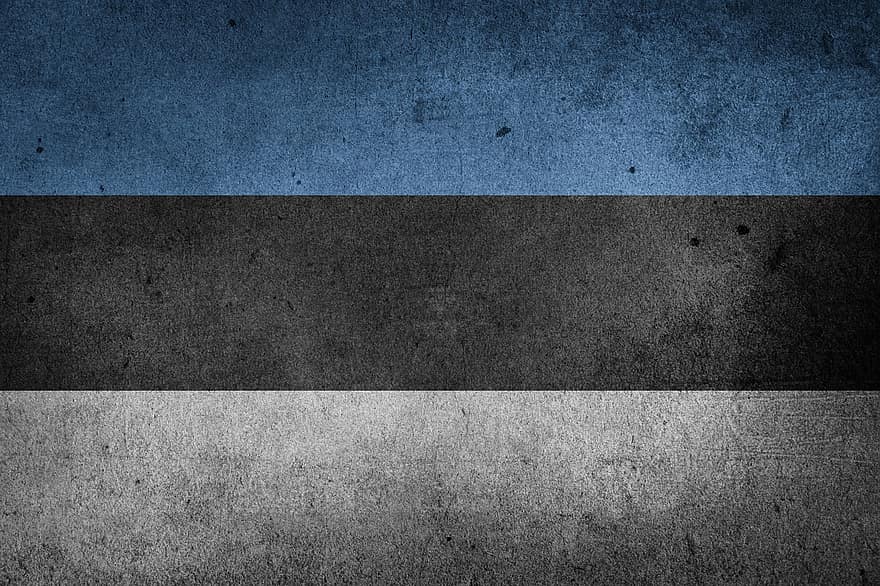 флаг, Естония, Европа, национален флаг