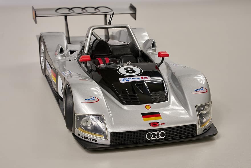 Audi R8 Le Mans, mașină, audi, mașină audi, auto, mașină sport, mașină de curse, model, model de mașină, vehicul, sporturile cu motor