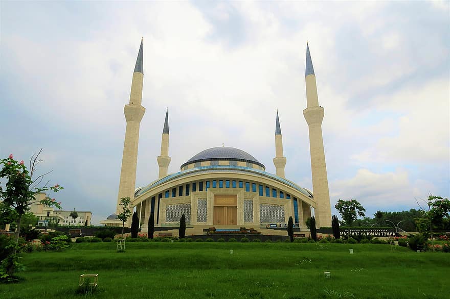 architektura, minaret, kopuła, islam, religia, budynek, Ankara