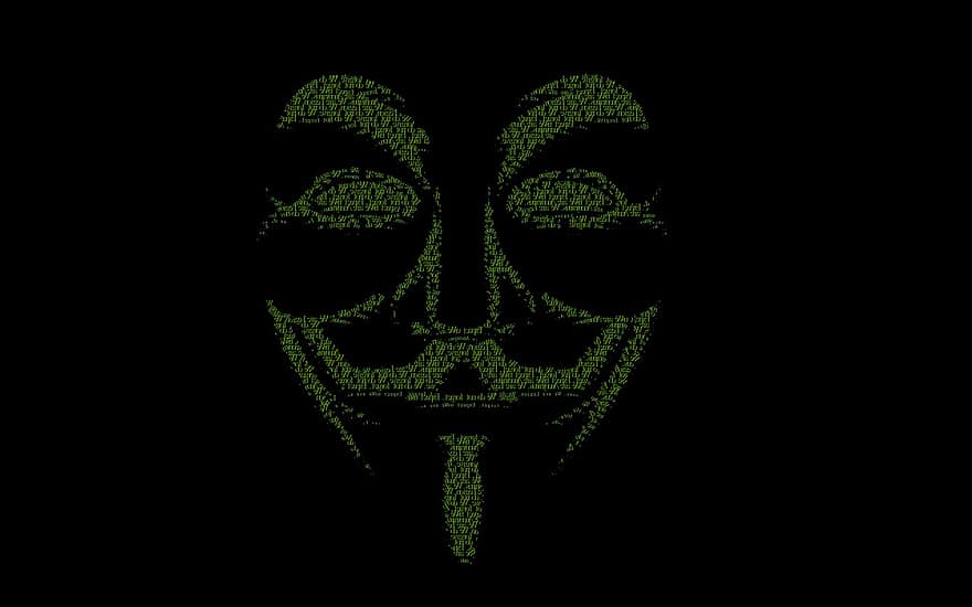 anoniem, hacktivist, hacker, gemeenschap, legioen, cyber, computer, halloween, spookachtig, menselijk gezicht, verschrikking
