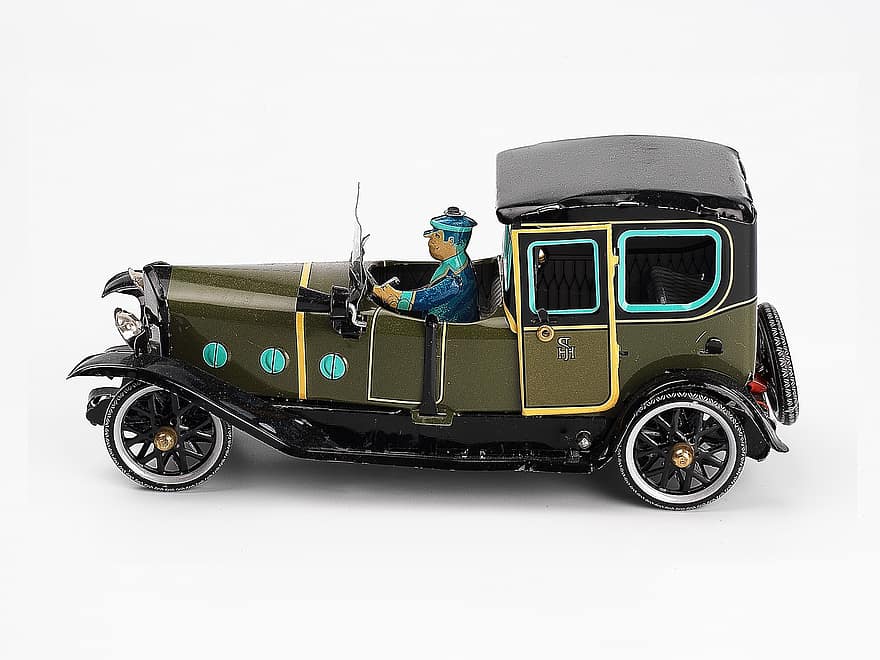 старовинний автомобіль, модель автомобіля, іграшковий автомобіль