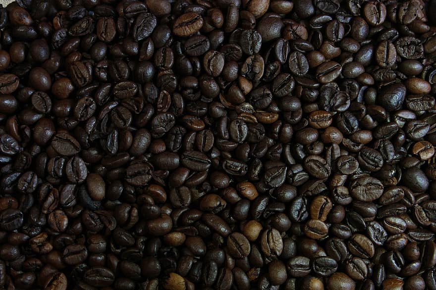kávé, koffein, aroma, kávézó, cappuccino, arabica, gabona, kávébab, kávé háttér, háttér, sült
