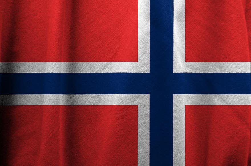Noruega, bandera, noruego, país, símbolo, nacional