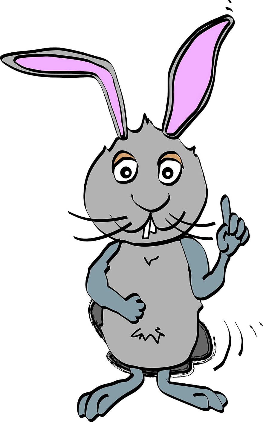 кролик, Великдень, малювання, ні, мораль