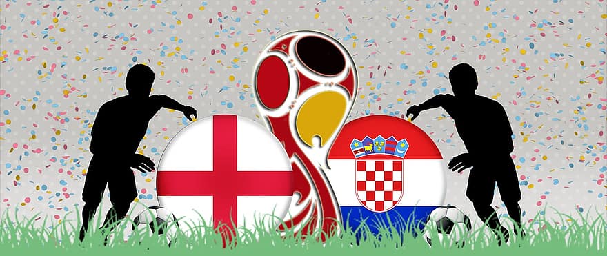 semifinalen, VM 2018, Rusland, kroatien, england, VM, fodbold