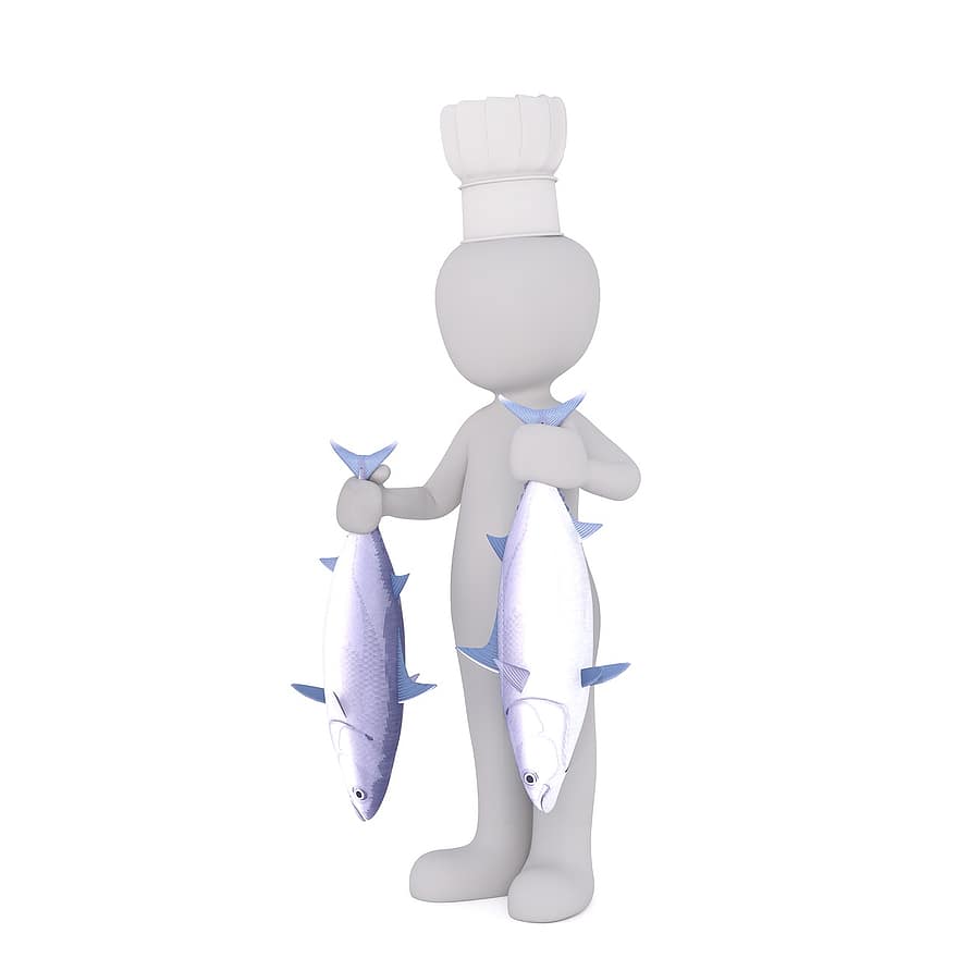 білий самець, 3D модель, ізольовані, 3d, модель, повне тіло, білий, 3D людина, 3D-модель, приготування їжі, професій